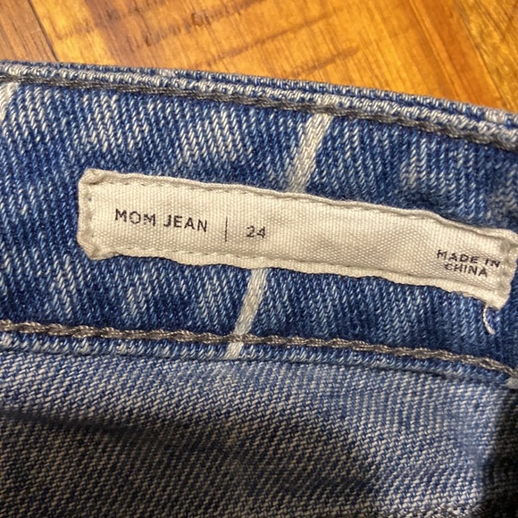 Pacsun Striped Mom Jeans 24 - Picture 4 of 9